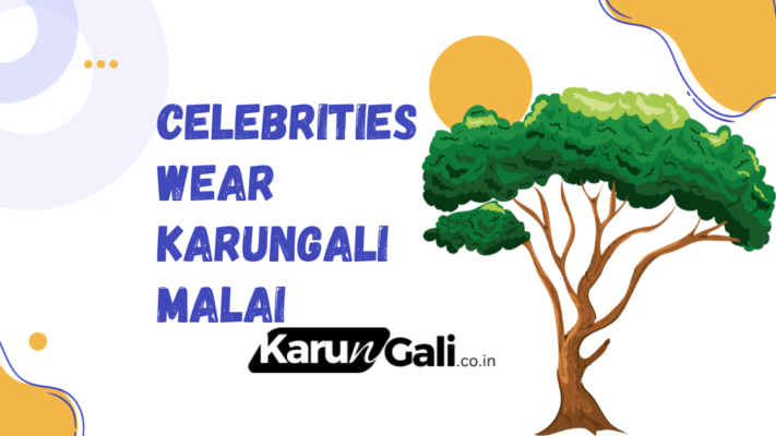 Celebrities Wear Karungali Malai