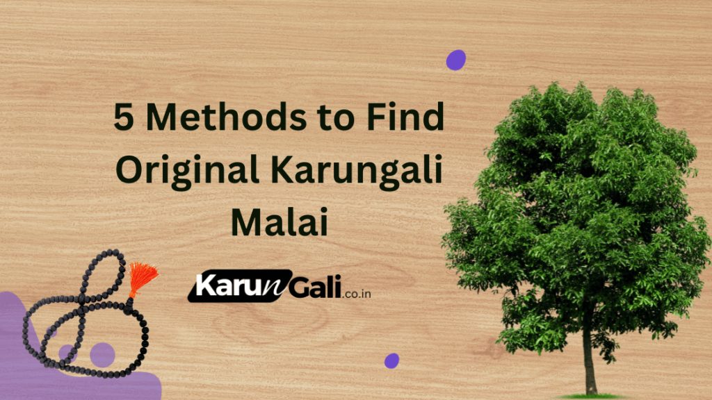 5 Methods to Identify Original Karungali Malai - Karungali Malai