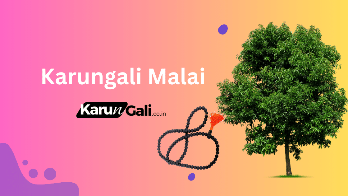 Karungali Wood Mala Silver - 10 mm – Viha Online