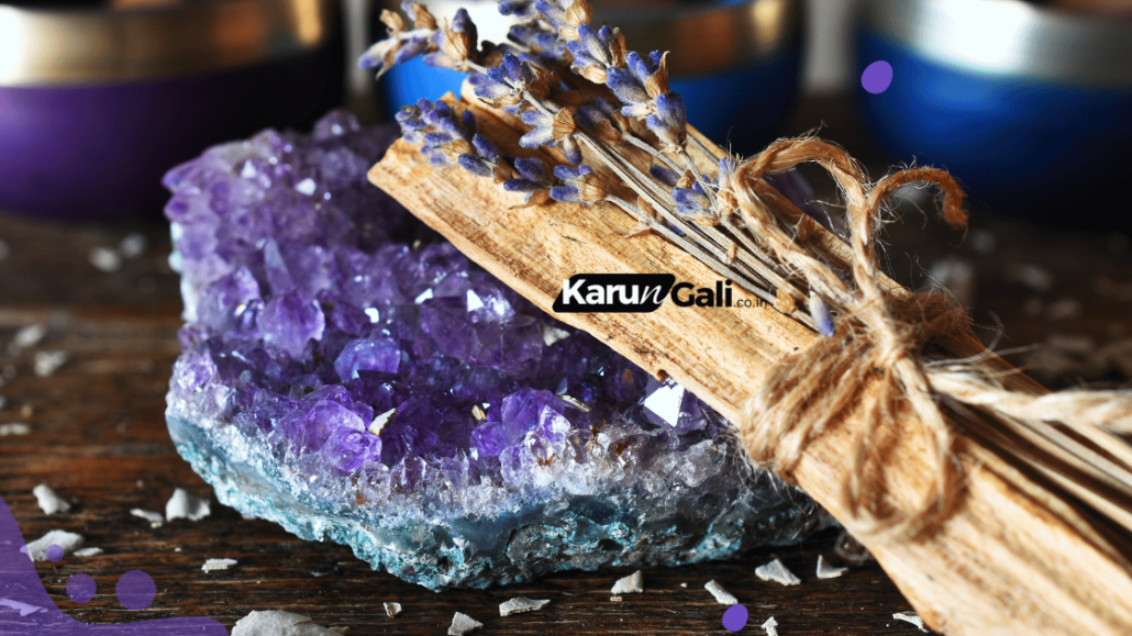 Amethyst tree healing crystal